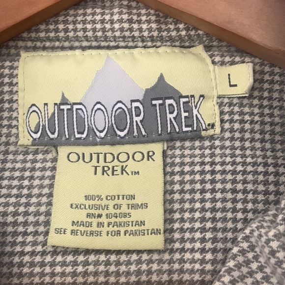 BEIGE OUTDOOR TREK BUTTON SHIRT!! - Picture 5 of 7